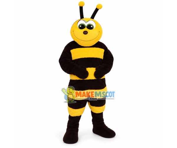 Smiling Bee Mascot Costume Smiling Bee Mascot Costume