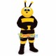 Smiling Bee Mascot Costume 