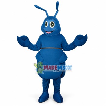 Adult Cartoon Blue Bug Mascot Costume Adult Cartoon Blue Bug Mascot Costume