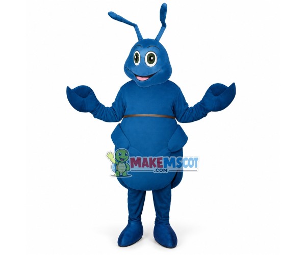 Adult Cartoon Blue Bug Mascot Costume Adult Cartoon Blue Bug Mascot Costume