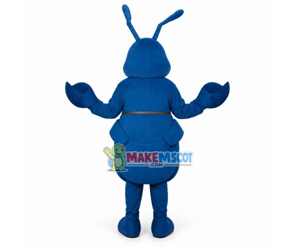 Adult Cartoon Blue Bug Mascot Costume Adult Cartoon Blue Bug Mascot Costume