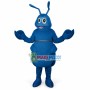 Adult Cartoon Blue Bug Mascot Costume