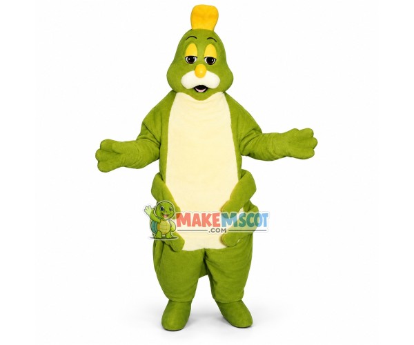 Cartoon Old Caterpillar Mascot Costume