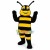 Adult Cartoon Bee Mascot Costume 