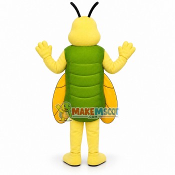 Adult Cartoon Grasshopper Mascot Costume