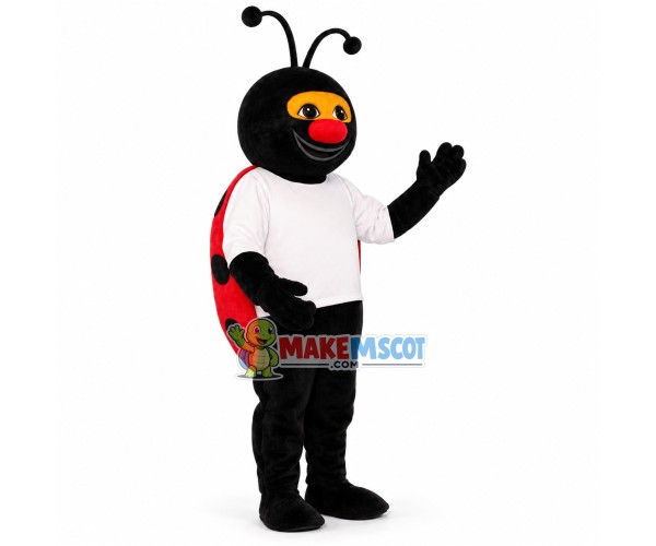John Ladybug Mascot Costume John Ladybug Mascot Costume