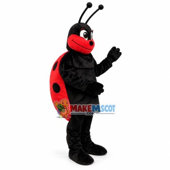 Adult Cartoon Lola Ladybug Mascot Costume Adult Cartoon Lola Ladybug Mascot Costume