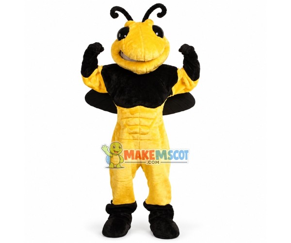 Power Fierce Hornet Mascot Costume Power Fierce Hornet Mascot Costume