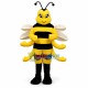 Intellectual Bee Mascot Costume 