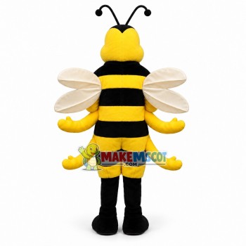 Intellectual Bee Mascot Costume Intellectual Bee Mascot Costume