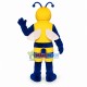 Blue Bee Mascot Costume Blue Bee Mascot Costume
