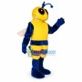 Blue Bee Mascot Costume 