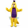 Purple & Yellow Caterpillar Mascot Costume