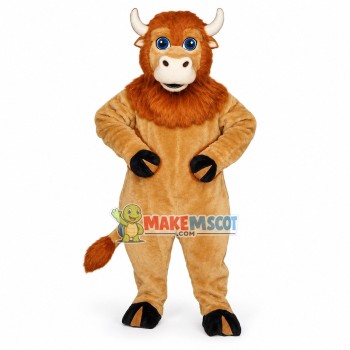 Baby Buffalo Mascot Costume Baby Buffalo Mascot Costume