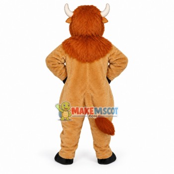 Baby Buffalo Mascot Costume Baby Buffalo Mascot Costume