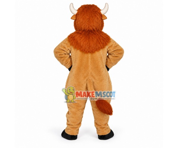 Baby Buffalo Mascot Costume Baby Buffalo Mascot Costume