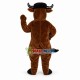 Black Bull Lightweight Mascot Costume Black Bull Lightweight Mascot Costume