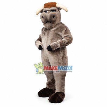 Grey Bull Lightweight Mascot Costume Grey Bull Lightweight Mascot Costume