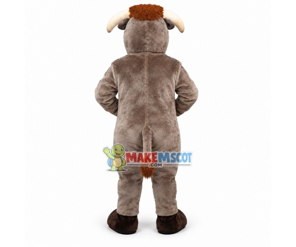 Grey Bull Lightweight Mascot Costume Grey Bull Lightweight Mascot Costume