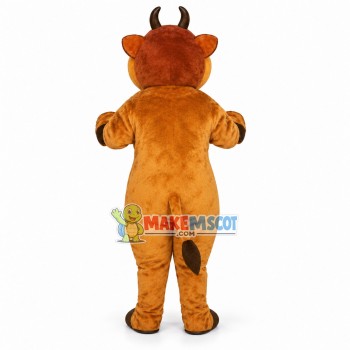 Brown Bull Lightweight Mascot Costume Brown Bull Lightweight Mascot Costume