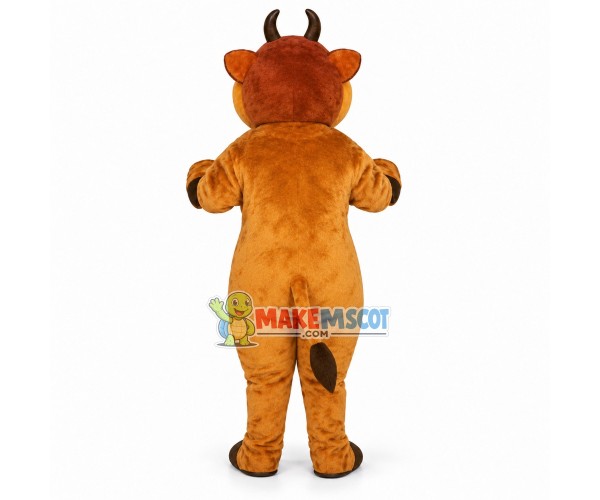 Brown Bull Lightweight Mascot Costume Brown Bull Lightweight Mascot Costume