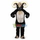 Black Ram Animal Mascot Costume Black Ram Animal Mascot Costume