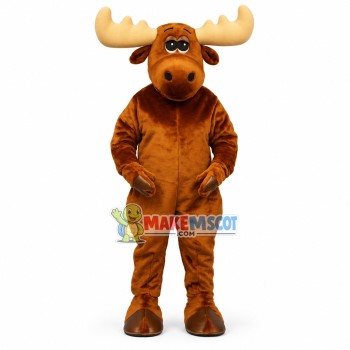 Sleepy Moose Lightweight Mascot Costume Sleepy Moose Lightweight Mascot Costume