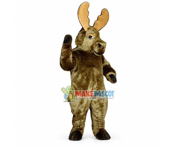 Brown Moose Lightweight Mascot Costume Brown Moose Lightweight Mascot Costume