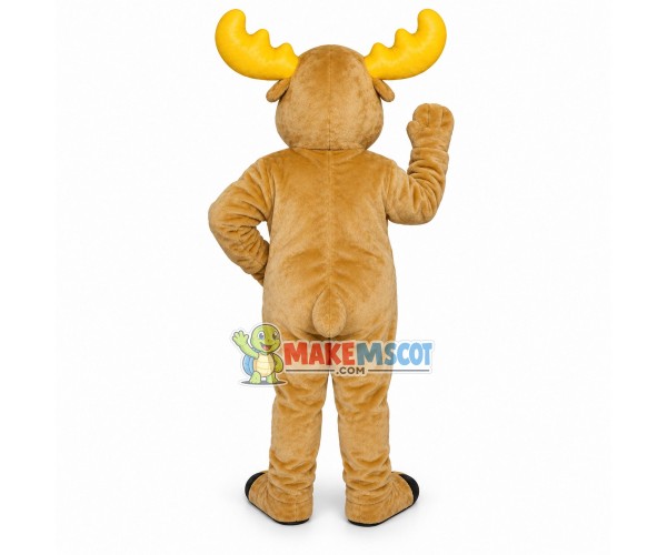 Light Brown Moose Lightweight Mascot Costume Light Brown Moose Lightweight Mascot Costume