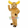 Light Brown Moose Lightweight Mascot Costume 