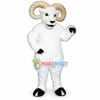 White Ram Animal Lightweight Mascot Costume White Ram Animal Lightweight Mascot Costume