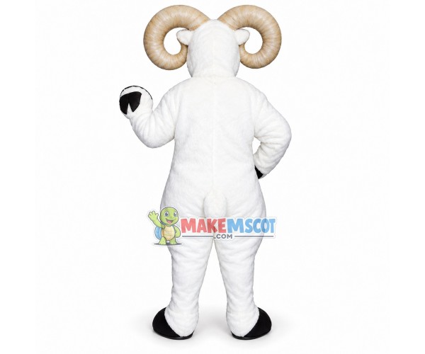 White Ram Animal Lightweight Mascot Costume White Ram Animal Lightweight Mascot Costume