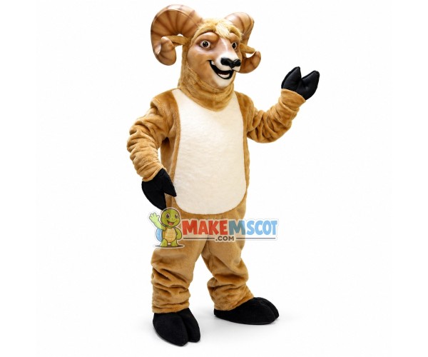 Confident Ram Animal Lightweight Mascot Costume 