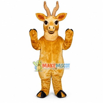 Golden Deer Lightweight Mascot Costume Golden Deer Lightweight Mascot Costume
