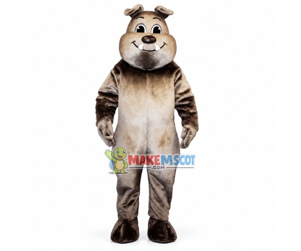 Docile Bulldog Mascot Costume 