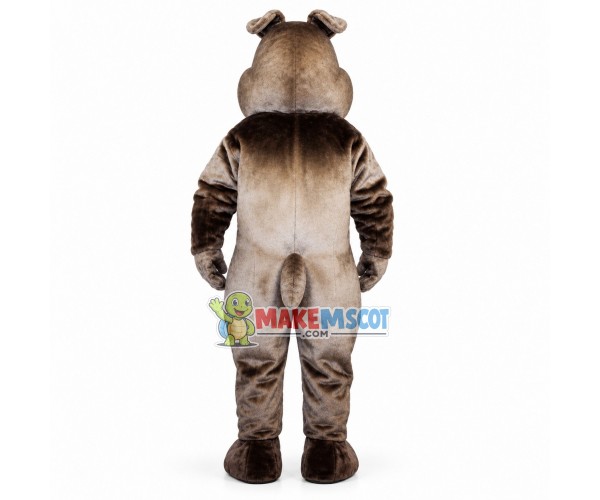 Docile Bulldog Mascot Costume Docile Bulldog Mascot Costume