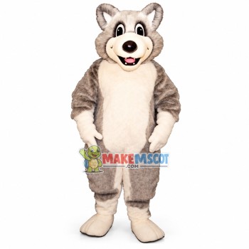 Cute Baby Husky Mascot Adult Costume 