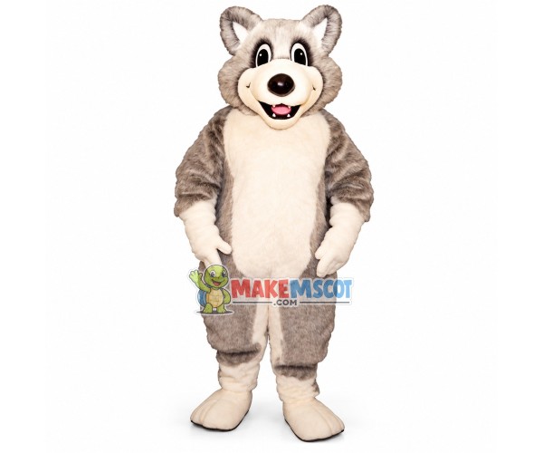 Cute Baby Husky Mascot Adult Costume 
