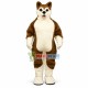Lovely Red Alaskan Malamute Mascot Adult Costume Lovely Red Alaskan Malamute Mascot Adult Costume