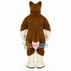 Lovely Red Alaskan Malamute Mascot Adult Costume Lovely Red Alaskan Malamute Mascot Adult Costume