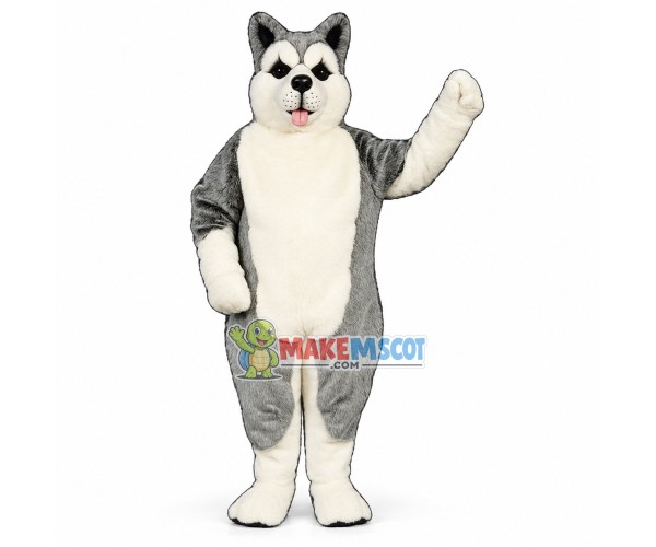 Lovely Grey Husky Mascot Adult Costume Lovely Grey Husky Mascot Adult Costume