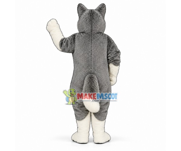 Lovely Grey Husky Mascot Adult Costume Lovely Grey Husky Mascot Adult Costume