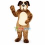 St Bernard Dog Mascot Adult Costume 