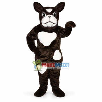 American Boxer Dog Mascot Adult Costume 