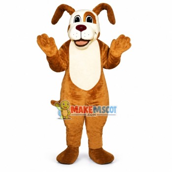Adorable Digger Dog Mascot Adult Costume 