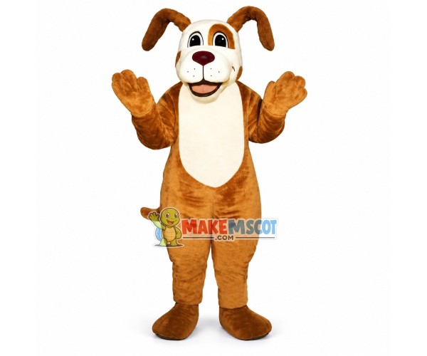 Adorable Digger Dog Mascot Adult Costume 