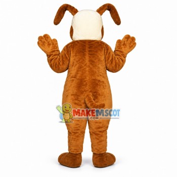 Adorable Digger Dog Mascot Adult Costume Adorable Digger Dog Mascot Adult Costume