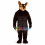Power Doberman Pinscher Mascot Adult Costume 