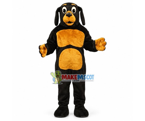 Dobie Puppy Mascot Adult Costume Dobie Puppy Mascot Adult Costume