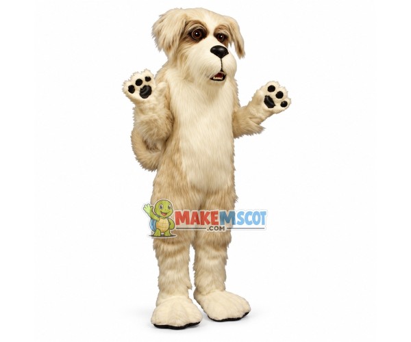 Fluffy Dog Mascot Adult Costume Fluffy Dog Mascot Adult Costume